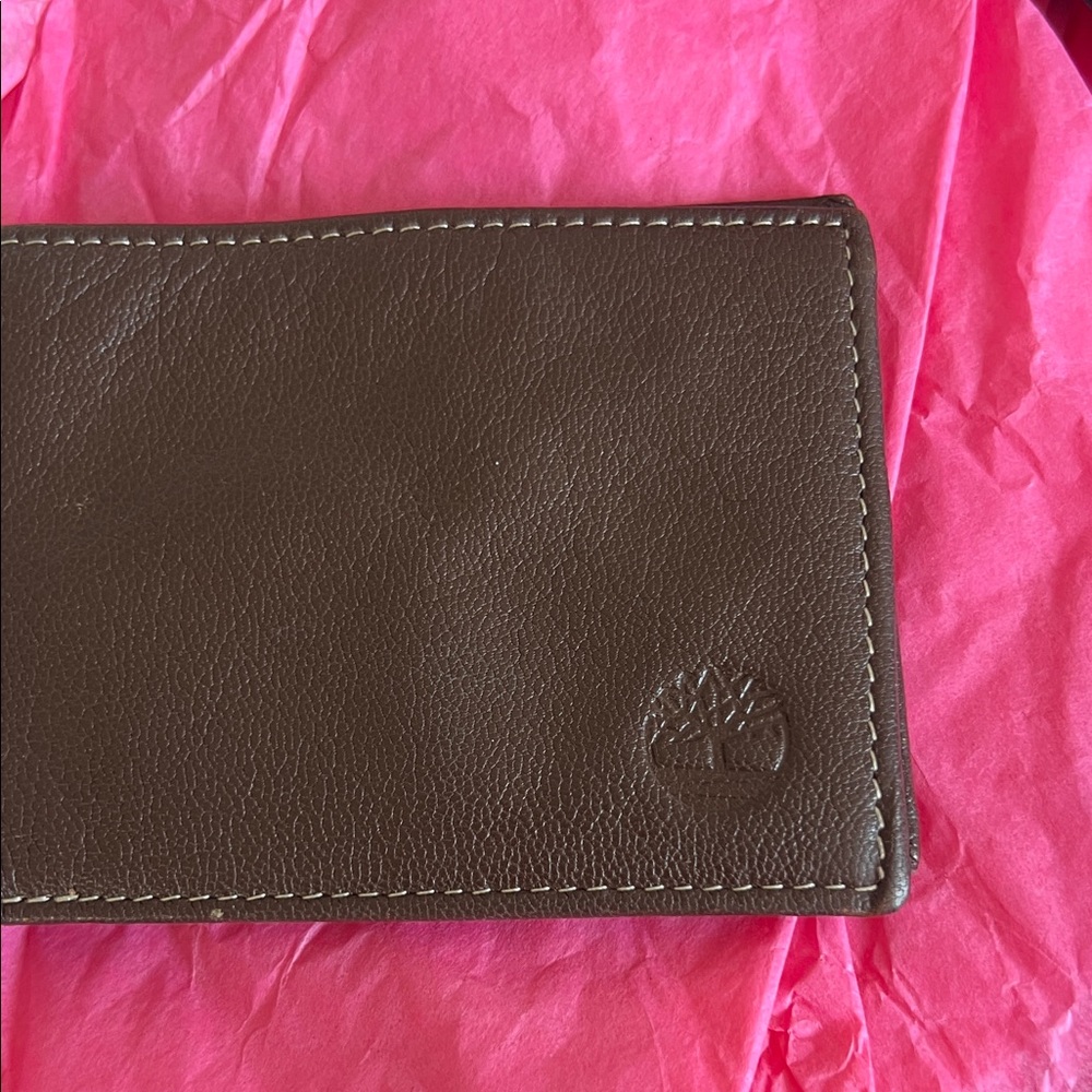 Timberland Dark Brown Leather Wallet